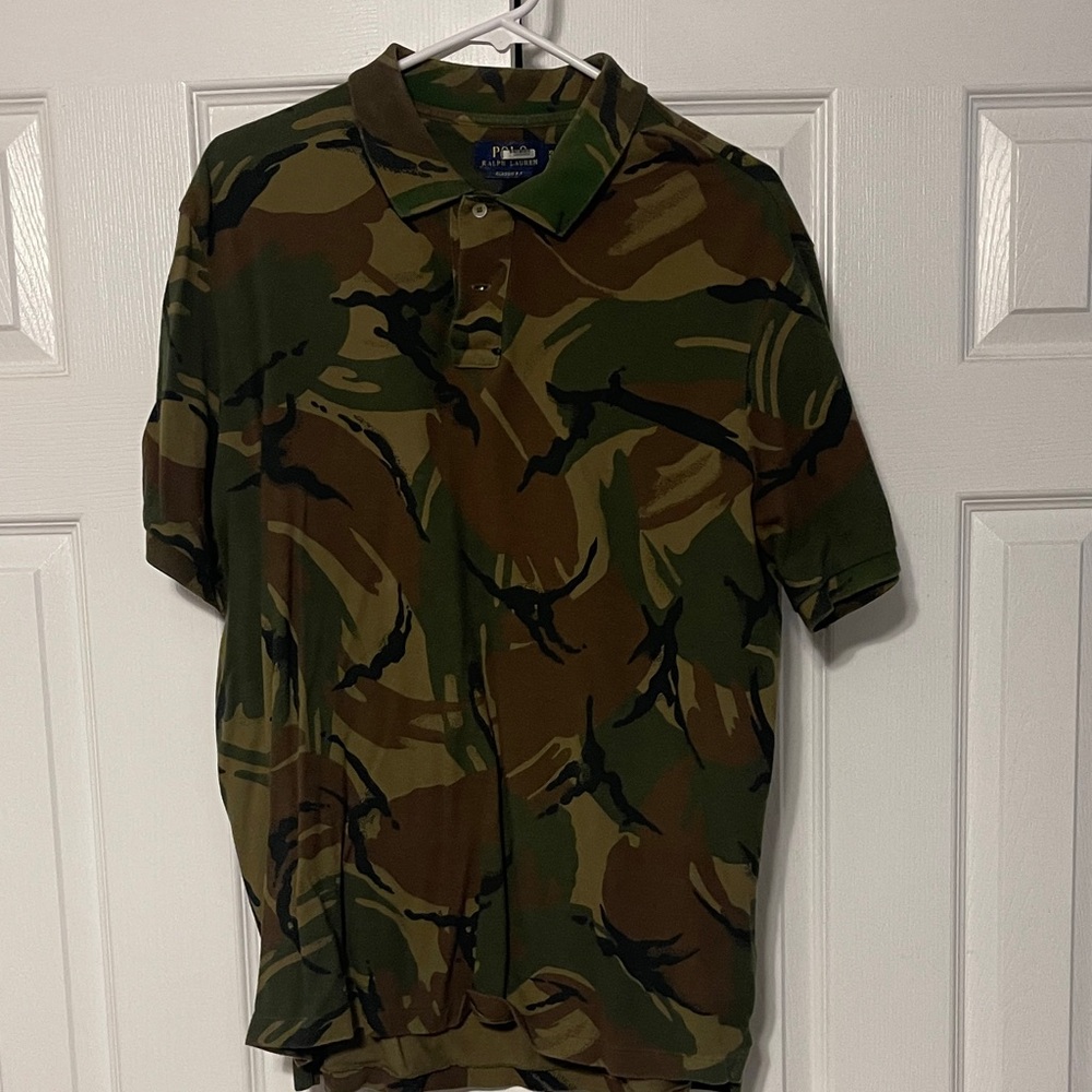 Ralph Lauren Green and Brown Polo